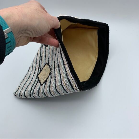 Rainbowlink Beaded Slip on Reader Case Clutch Make-Up Bag‎ - Picture 12 of 12